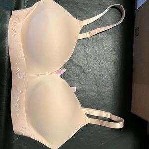 Women's Cream Bra Victoria Secret Wireless